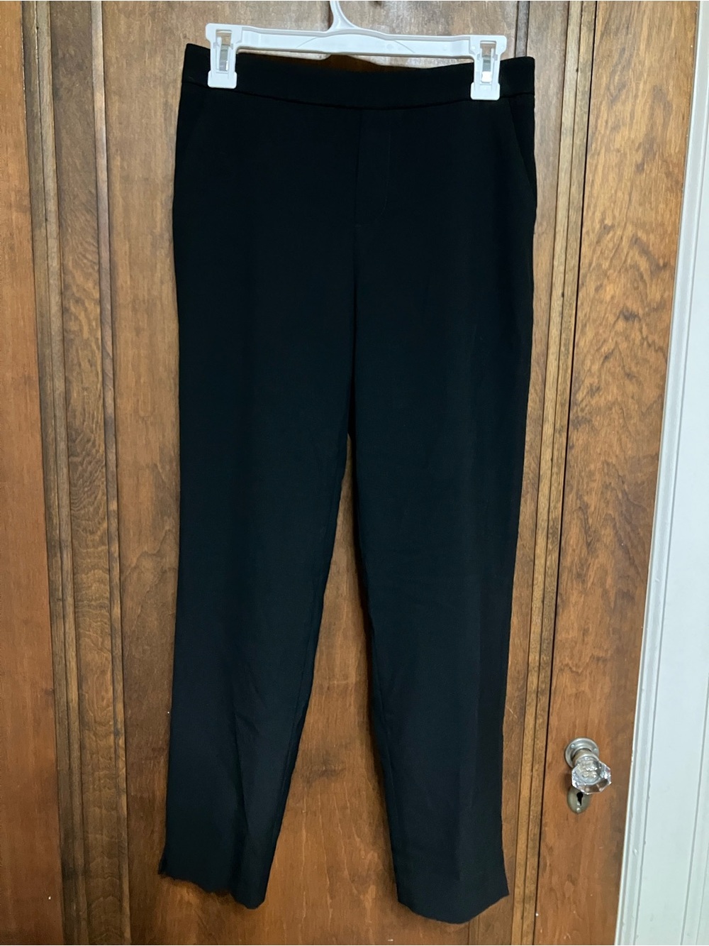 HAYDEN SCULPTED STRETCH TAPERED-LEG HIGH-RISE PANT